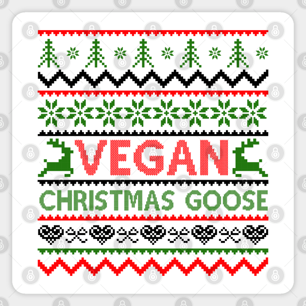 vegan christmas Sticker by MZeeDesigns